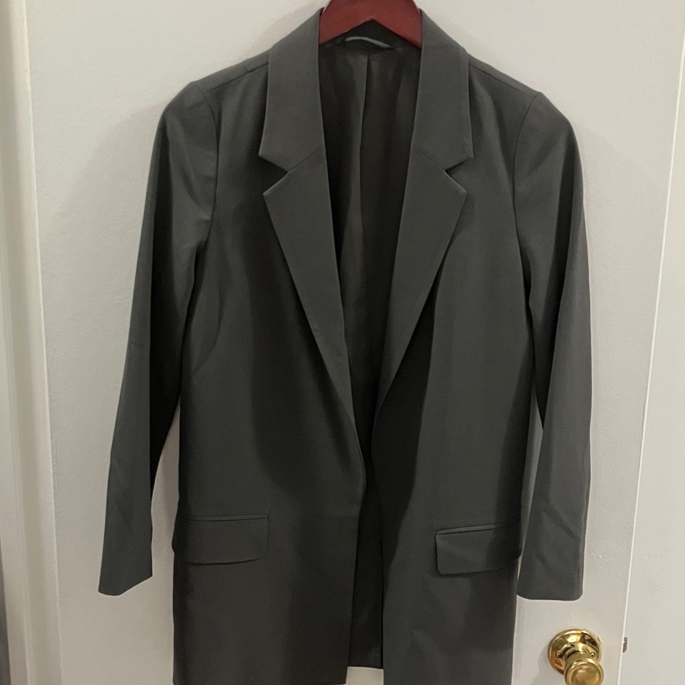 All Saints Charcoal Jacket Pantsuit